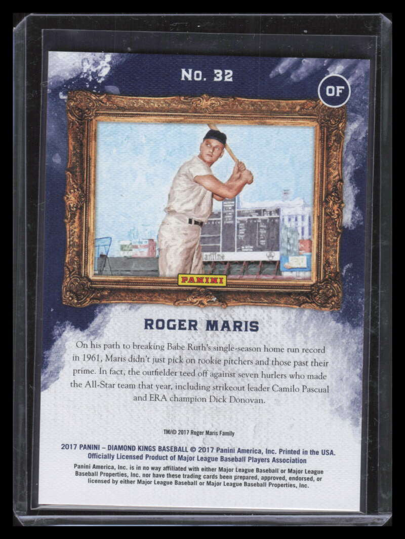 2017 Diamond Kings Framed Red 32 Roger Maris 47/99