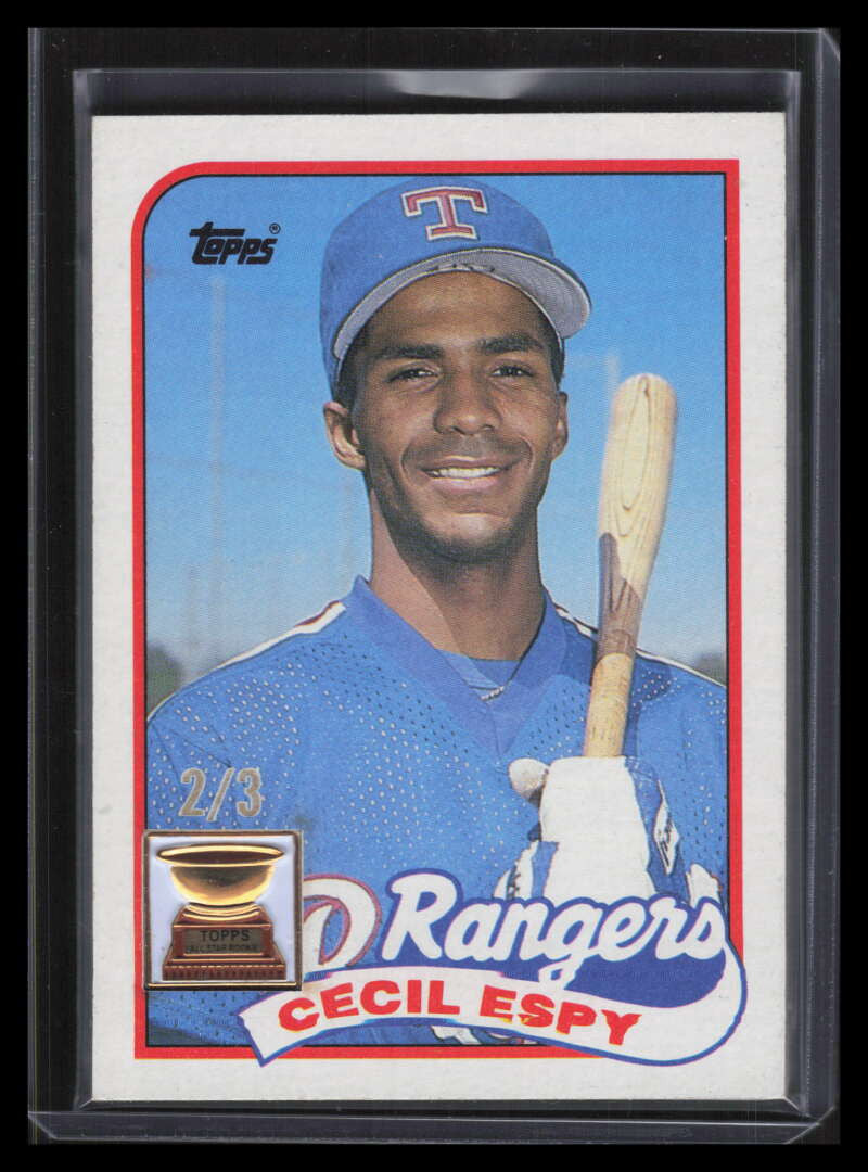 2005 Topps Rookie Cup Original Relics 106 Cecil Espy All-Star Medallion 2/3