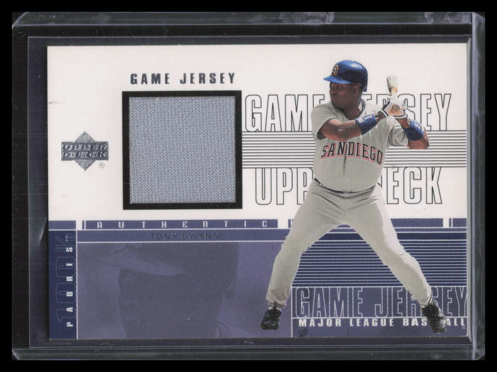 2001 Upper Deck Game Jersey CTG Tony Gwynn Jersey