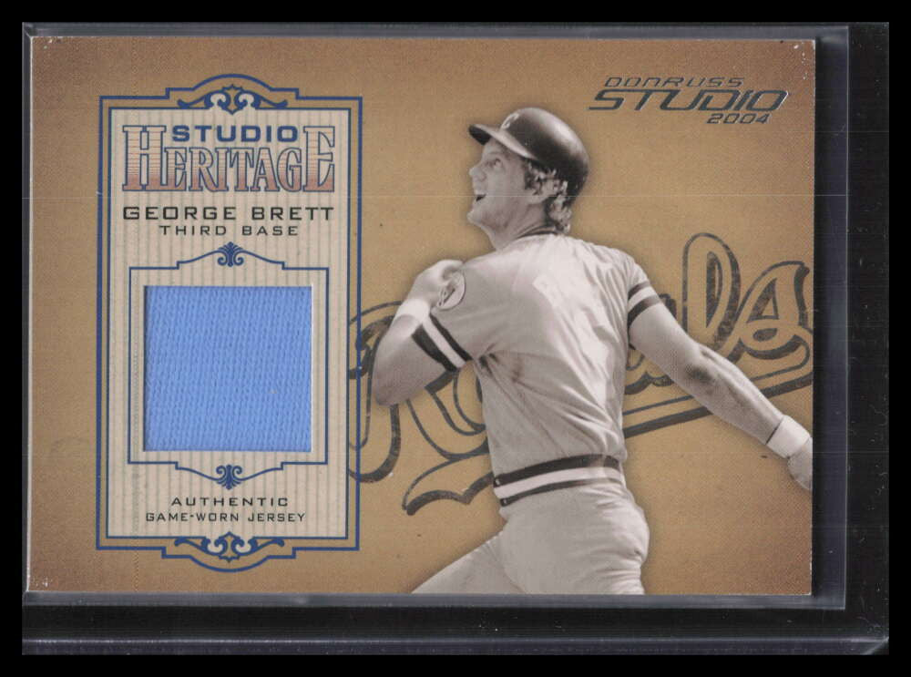 2004 Studio Heritage Material Jersey 1 George Brett Jersey 144/200