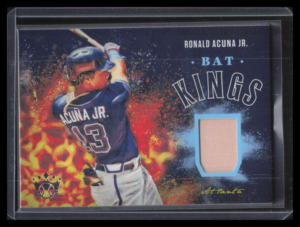 2020 Diamond Kings Bat Kings 8 Ronald Acuna Jr. Bat