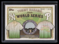 2010 Topps Tommy Bahama World Series Memorabilia BM Shirt Patch 582/1900