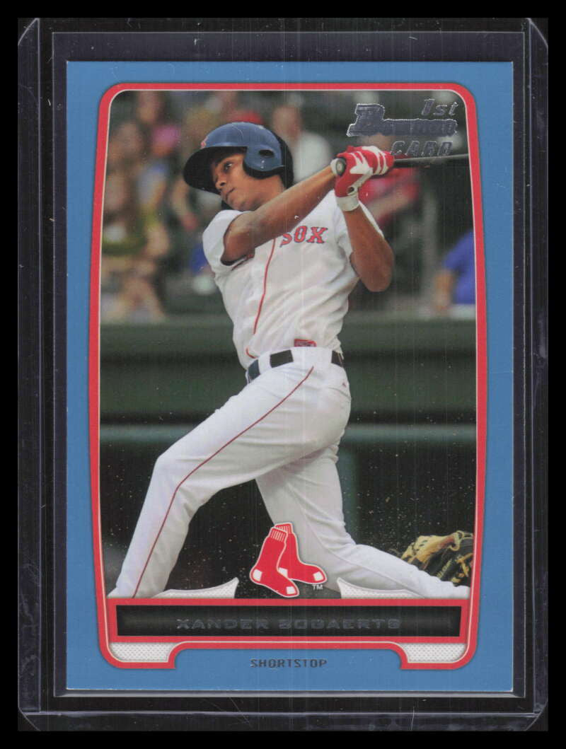 2012 Bowman Prospects Blue bp105 Xander Bogaerts Rookie 209/500