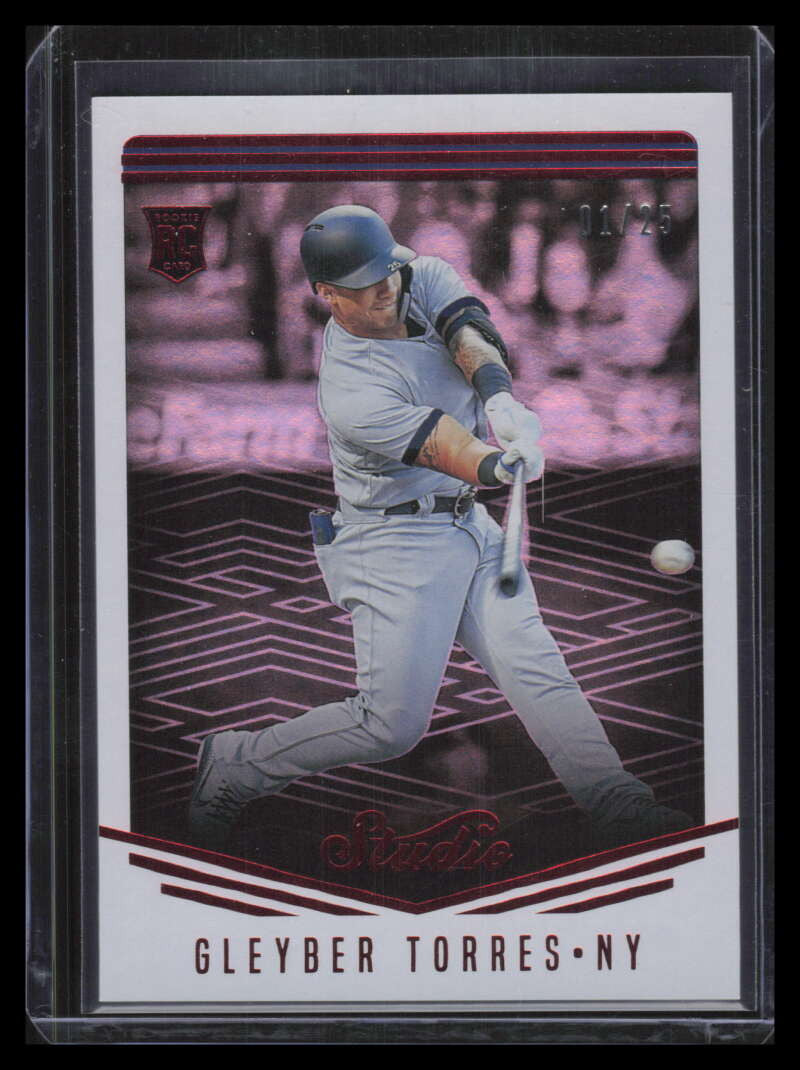 2018 Studio Red 20 Gleyber Torres Rookie 1/25
