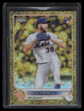 2022 Topps Gilded Chrome Gold Etch Mini-Diamond Refractor Tylor Megill RC 4/50