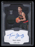 2018-19 Panini Dominion 180 Trae Young Rookie Jersey Auto 198/199