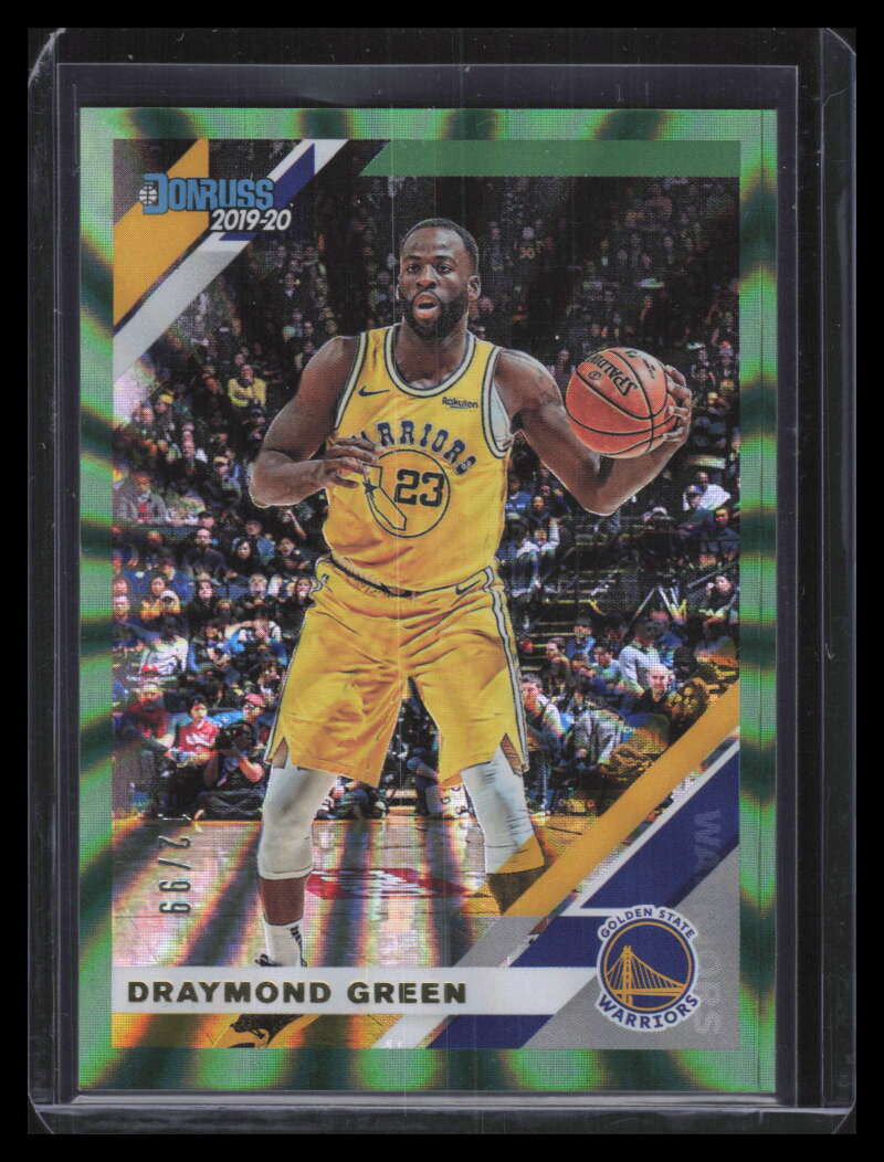 2019-20 Donruss Holo Green Laser 69 Draymond Green 12/99