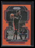 2021-22 Panini Prizm Prizms Orange Wave Refractor 228 Bam Adebayo 14/60
