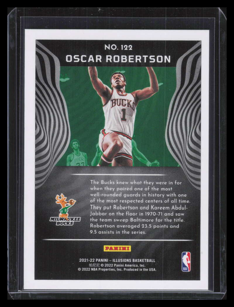 2021-22 Panini Illusions Trophy Collection Red 122 Oscar Robertson 88/99