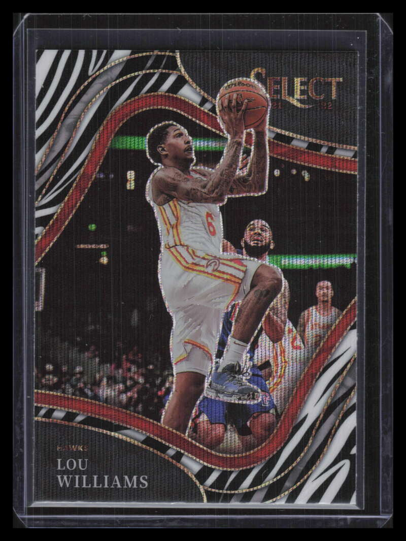 DELETE 138171 2021-22 Select Prizms Zebra Refractor 239 Lou Williams Courtside