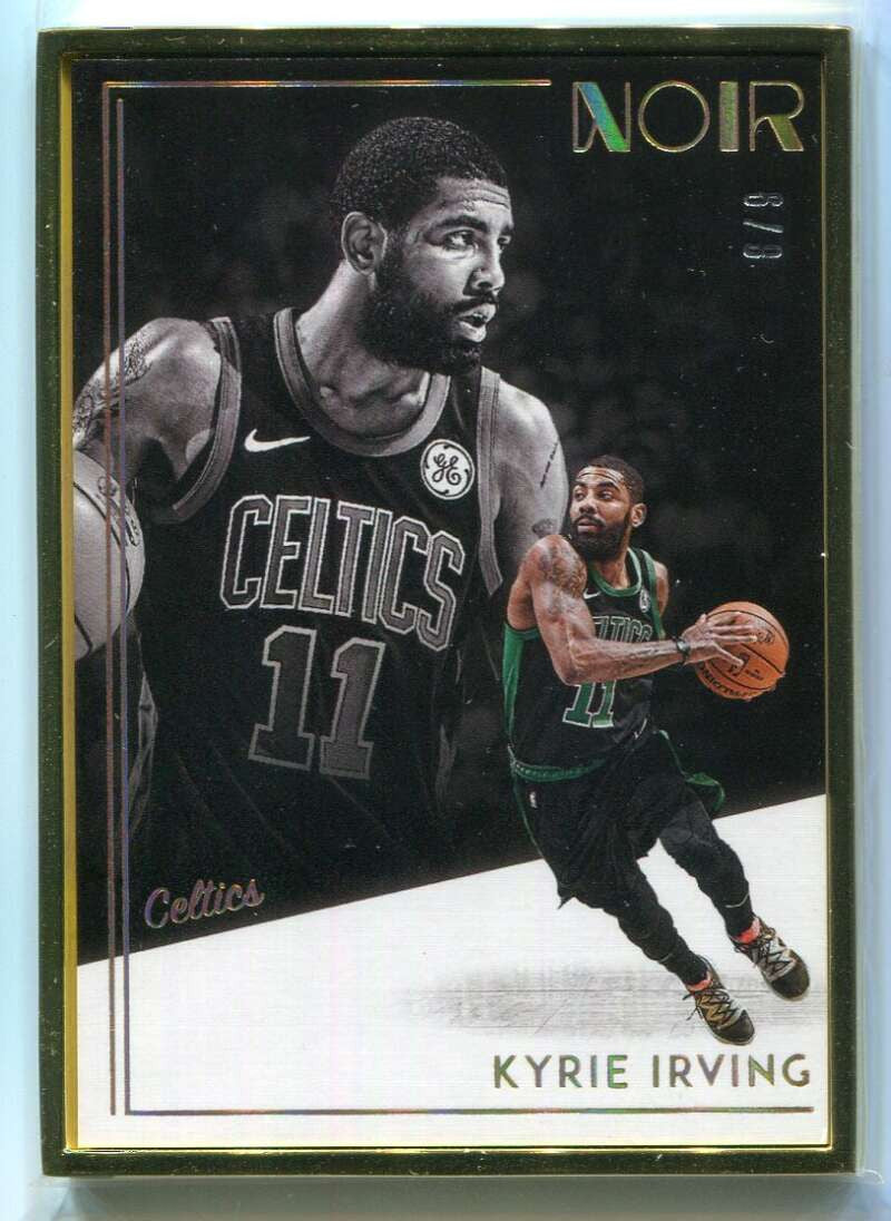 SOLD 138173 2018-19 Panini Noir FOTL 210 Kyrie Irving MET 8/9 Metal