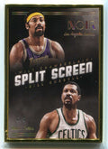 2018-19 Panini Noir FOTL 273 Bill Russell Wilt Chamberlain SS 6/9 Split Screen