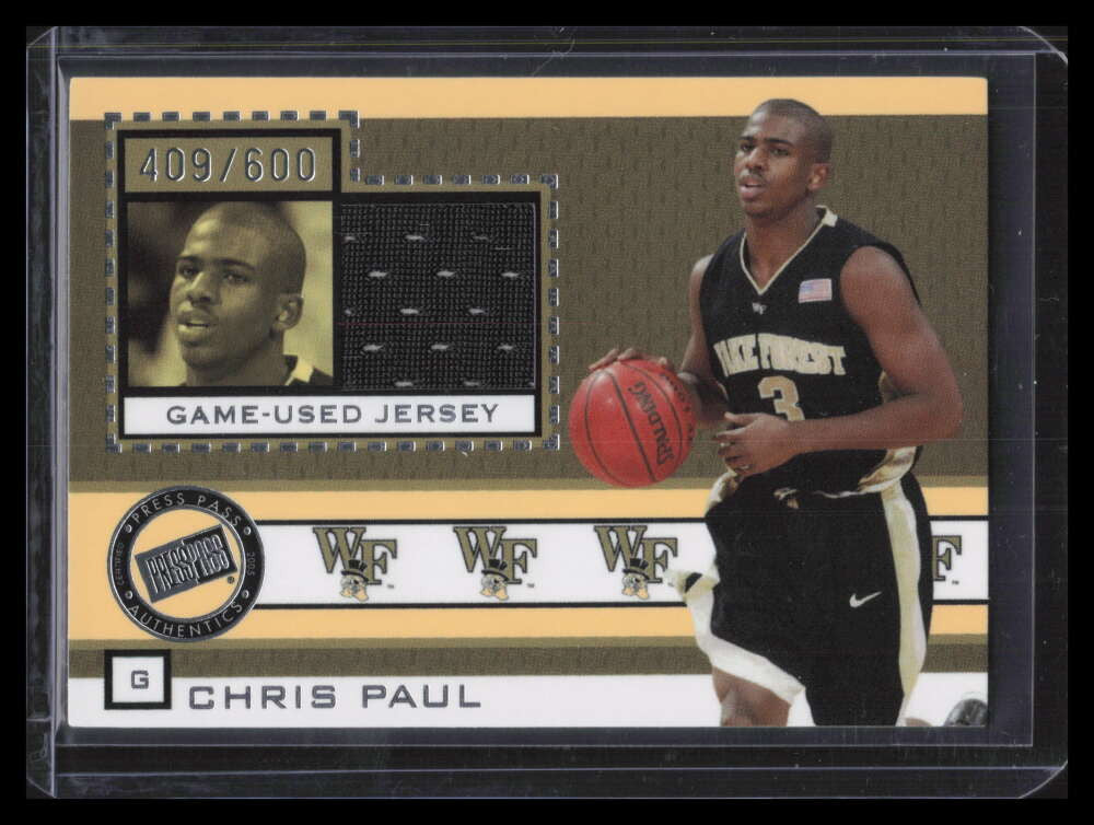 2005 Press Pass Jerseys CP Chris Paul Rookie Jersey 409/600