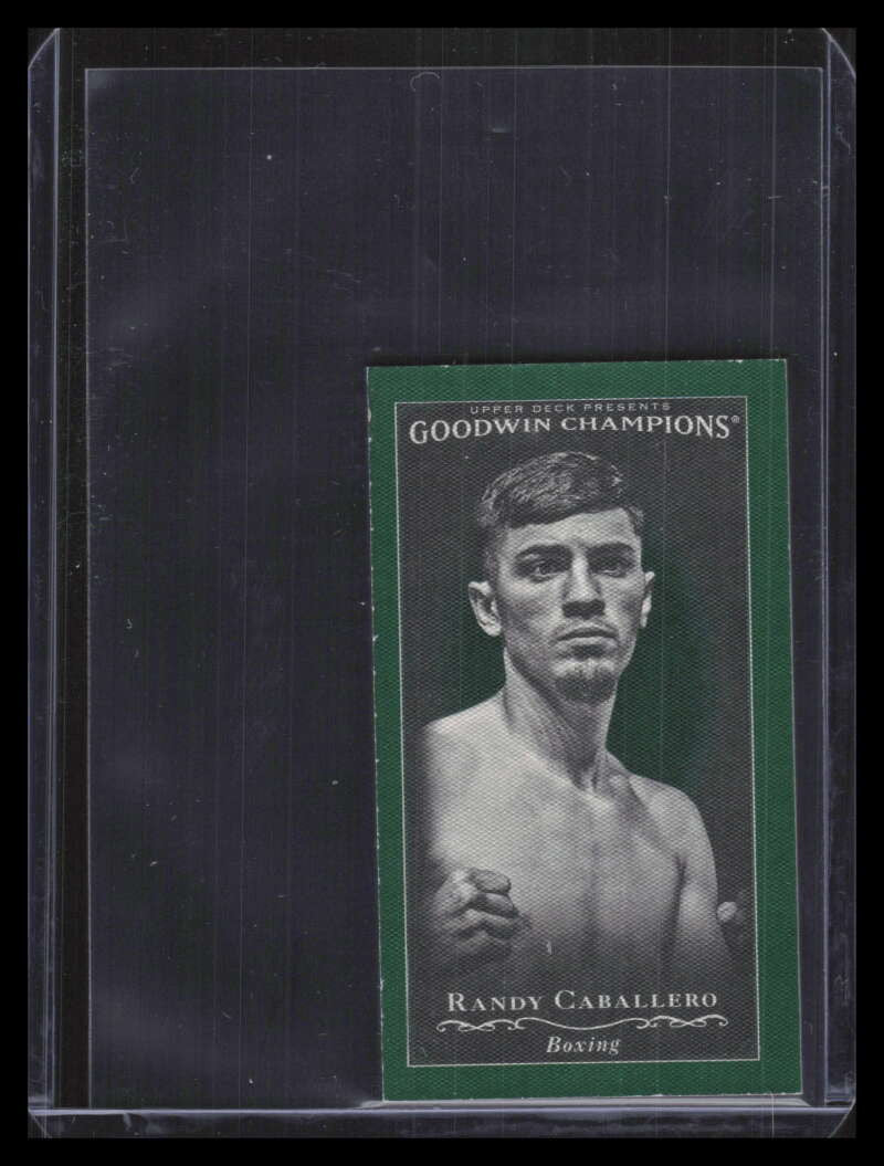 2016 Upper Deck Goodwin Champions Mini Cloth Lady Luck 140 Randy Caballero 2/25