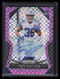 2019 Panini Prizm Autographs Purple Power 339 Tony Pollard Rookie Auto 31/49