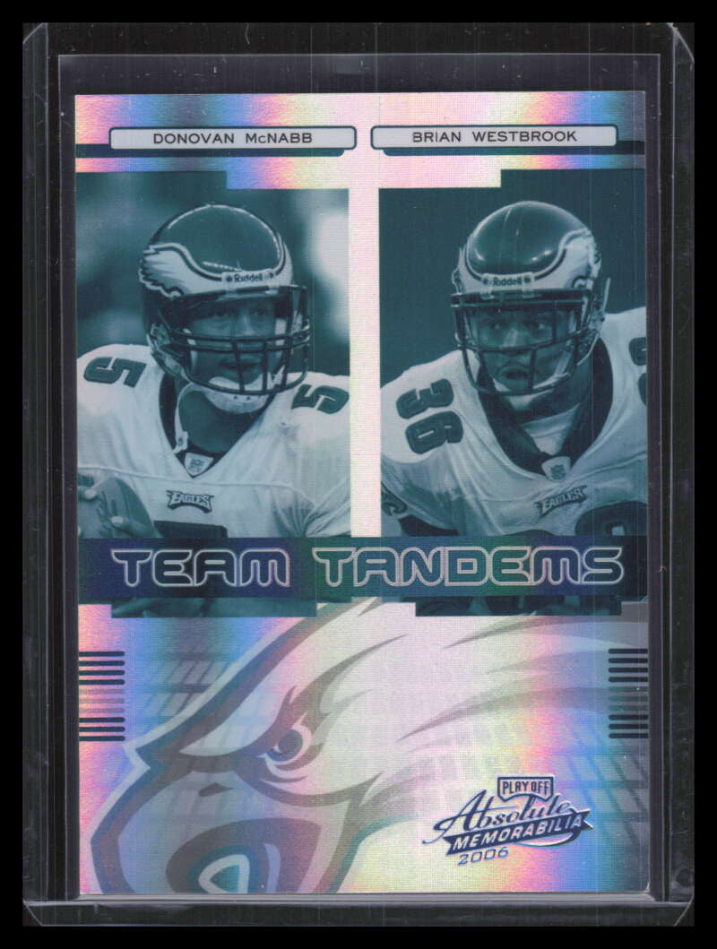 2006 Absolute Memorabilia Team Tandems Spectrum 16 Westbrook McNabb 81/100
