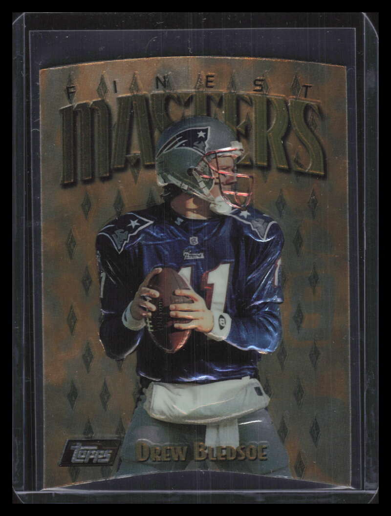 1997 Finest Embossed 345 Drew Bledsoe Gold Rare