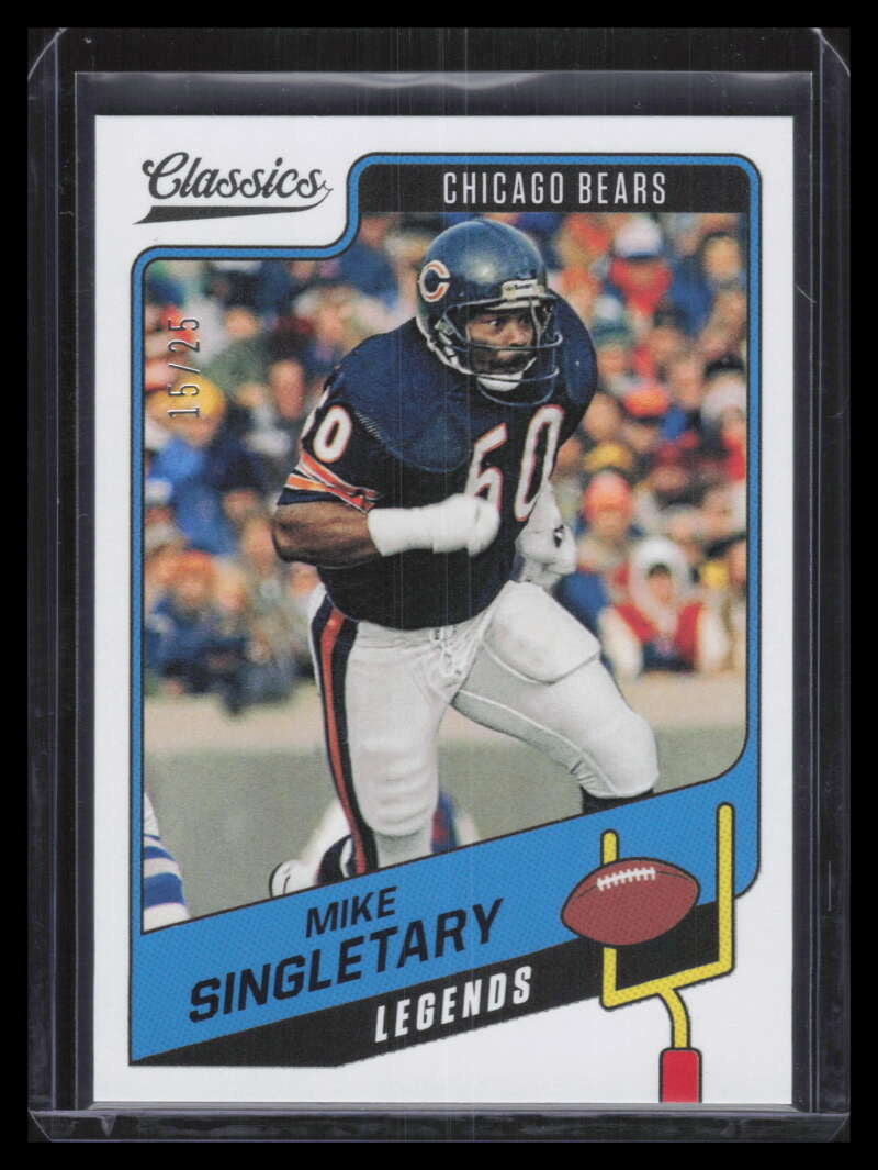 2021 Classics Blank Back 124 Mike Singletary LEG 15/25