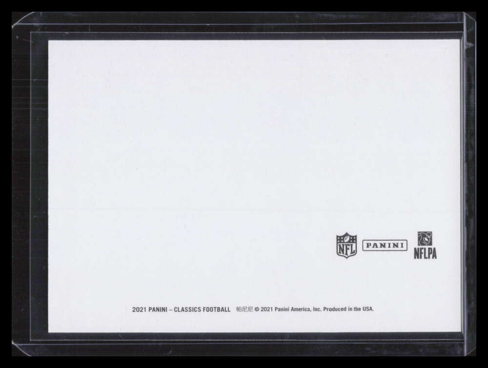 2021 Classics Blank Back 124 Mike Singletary LEG 15/25