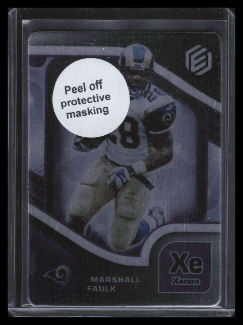 2021 Panini Elements Xenon 72 Marshall Faulk 36/54