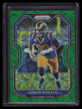 2020 Panini Prizm Prizms Green Scope Refractor 277 Aaron Donald 7/75