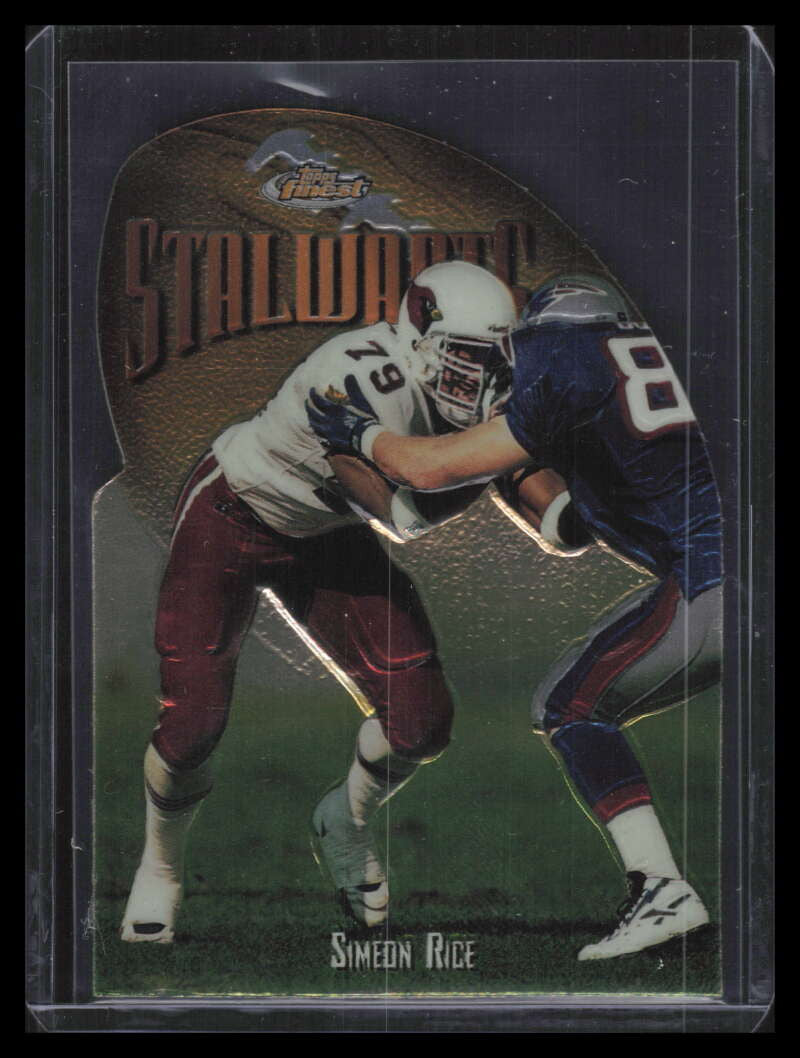 1997 Finest Embossed 341 Simeon Rice Gold Rare