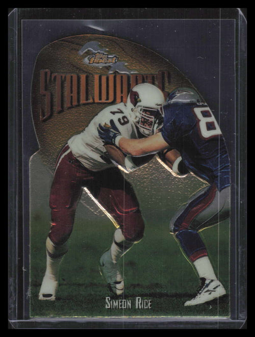 1997 Finest Embossed 341 Simeon Rice Gold Rare