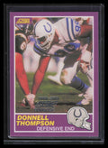 2019 Score Buyback 399 Donnell Thompson 1989 Score Supplemental Rookie