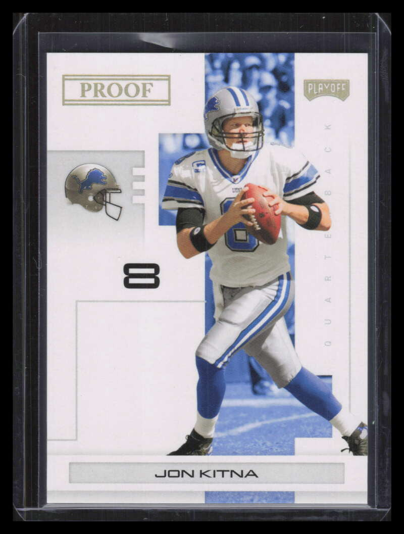 2007 Playoff NFL Playoffs Gold Proof 32 Jon Kitna 9/10