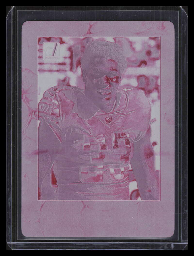 2020 Donruss The Elite Series Printing Plate Magenta 26 Kerryon Johnson 1/1