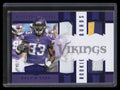 2017 Panini Plates and Patches Blue 11 Dalvin Cook Rookie Quad Patch 43/50