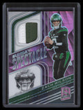 DELETE 138532 2022 Panini Spectra Sunday Spectacle Materials Neon Pink Zach Wilson Patch 9/15