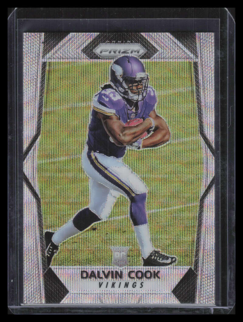 2017 Panini Prizm Prizms Blue Wave Refractor 231 Dalvin Cook Rookie 98/149