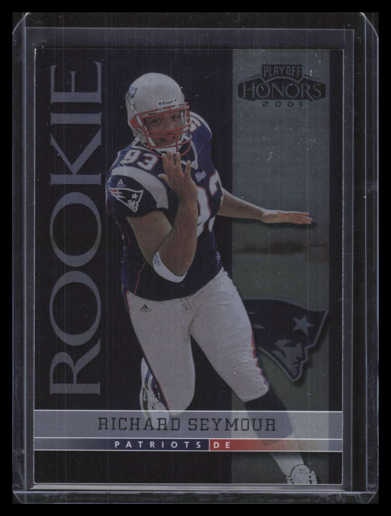 2001 Playoff Honors 175 Richard Seymour Rookie 140/250