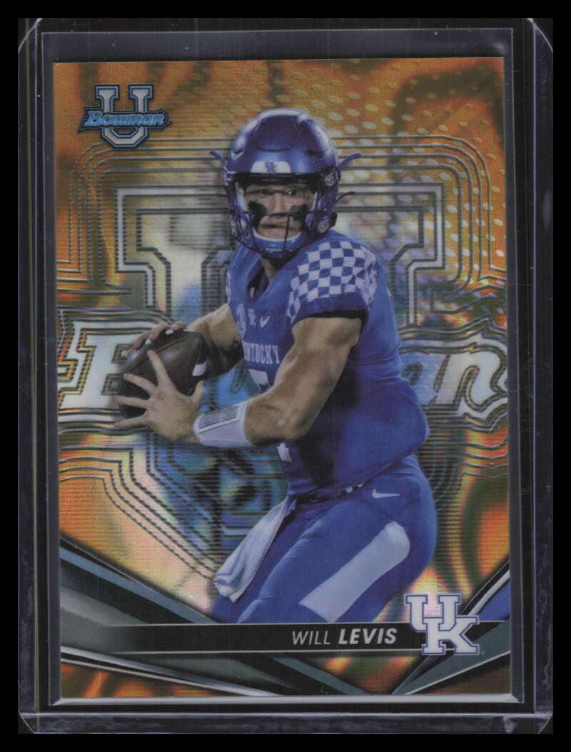 DELETE 138613 2022 Bowman's Best University Gold Lava Refractor 60 Will Levis Rookie 19/75