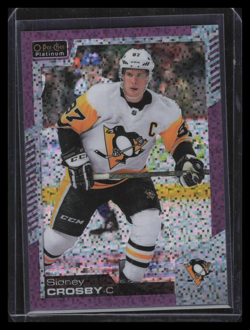 2020-21 O-Pee-Chee Platinum Violet Pixels 149 Sidney Crosby 383/399