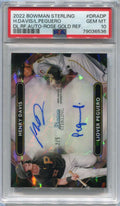 2022 Bowman Sterling Atomic Refractor Peguero Henry Davis Rookie Auto 2/5 PSA 10