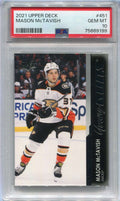 2021-22 Upper Deck 451 Mason McTavish Rookie YG Young Guns PSA 10 GEM MT