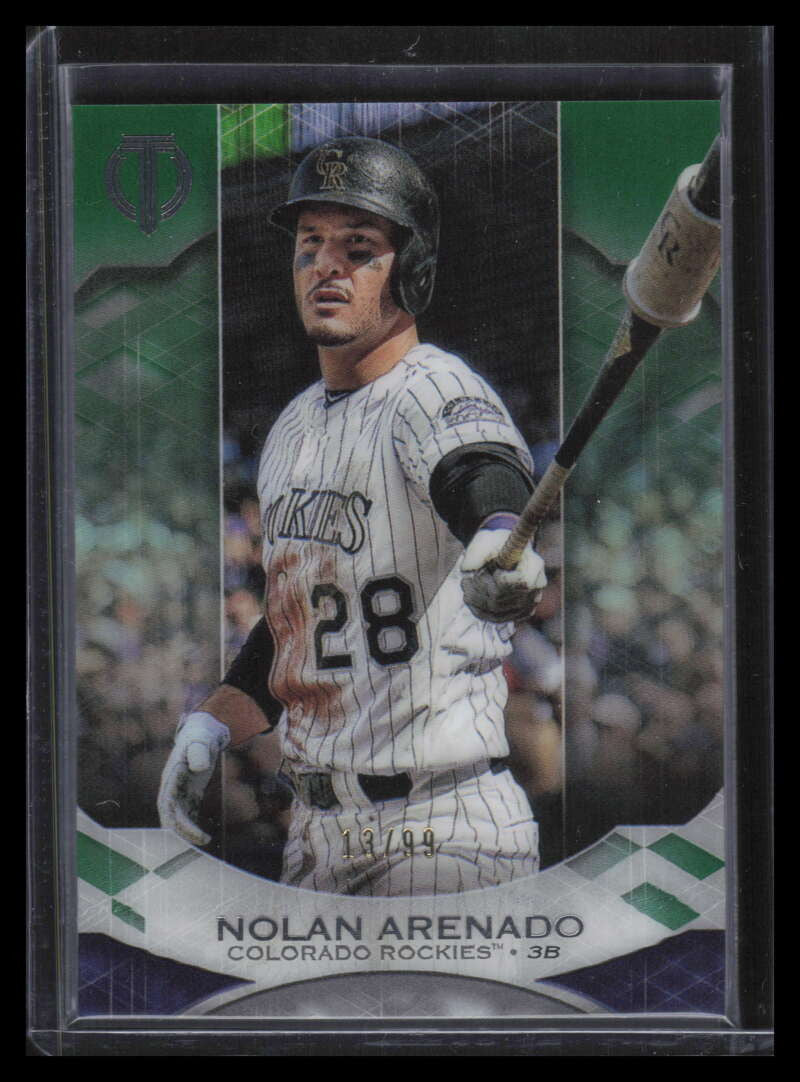 2019 Topps Tribute Green 16 Nolan Arenado 13/99