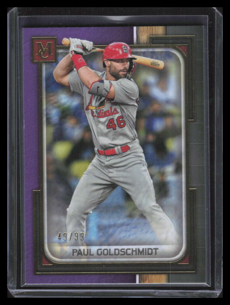 2023 Topps Museum Collection Amethyst 87 Paul Goldschmidt 49/99