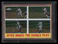 2011 Topps Heritage Chrome c105 Derek Jeter Makes the Double Play 1425/1962