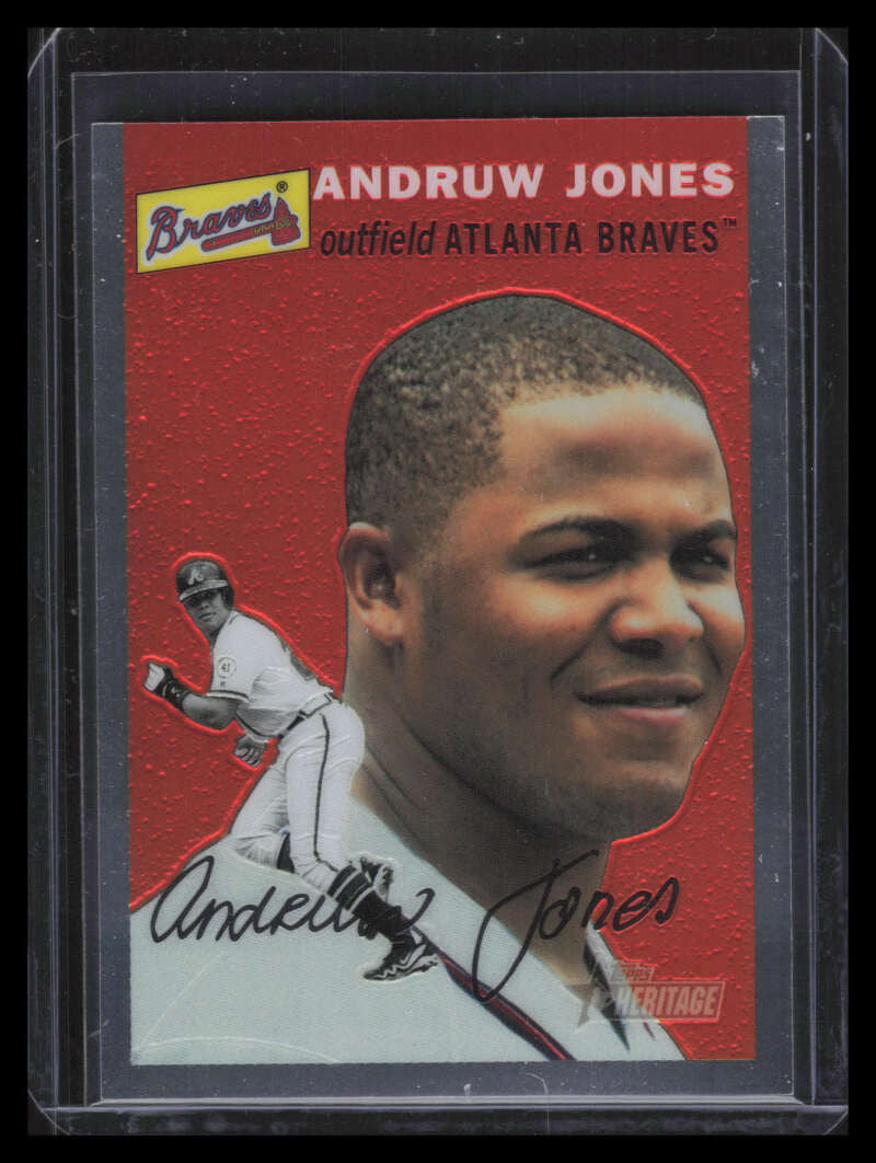 2003 Topps Heritage Chrome thc51 Andruw Jones 386/1954