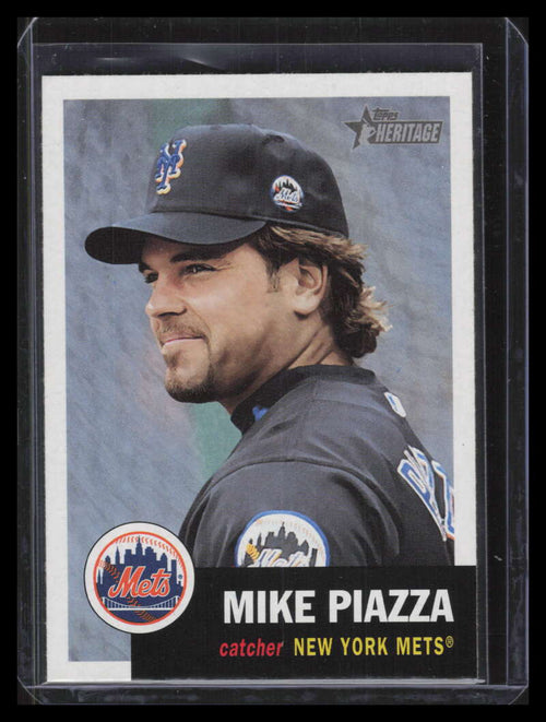 2002 Topps Heritage 371 Mike Piazza SP