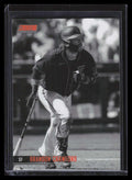 2021 Stadium Club Black and White Orange Foil 91 Brandon Crawford