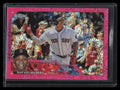 2023 Topps Chrome Magenta Speckle Refractor 206 Rafael Devers 187/350