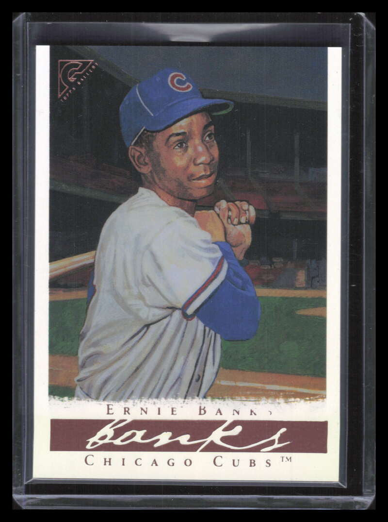 2003 Topps Gallery HOF Artist's Proofs 67b Ernie Banks Night