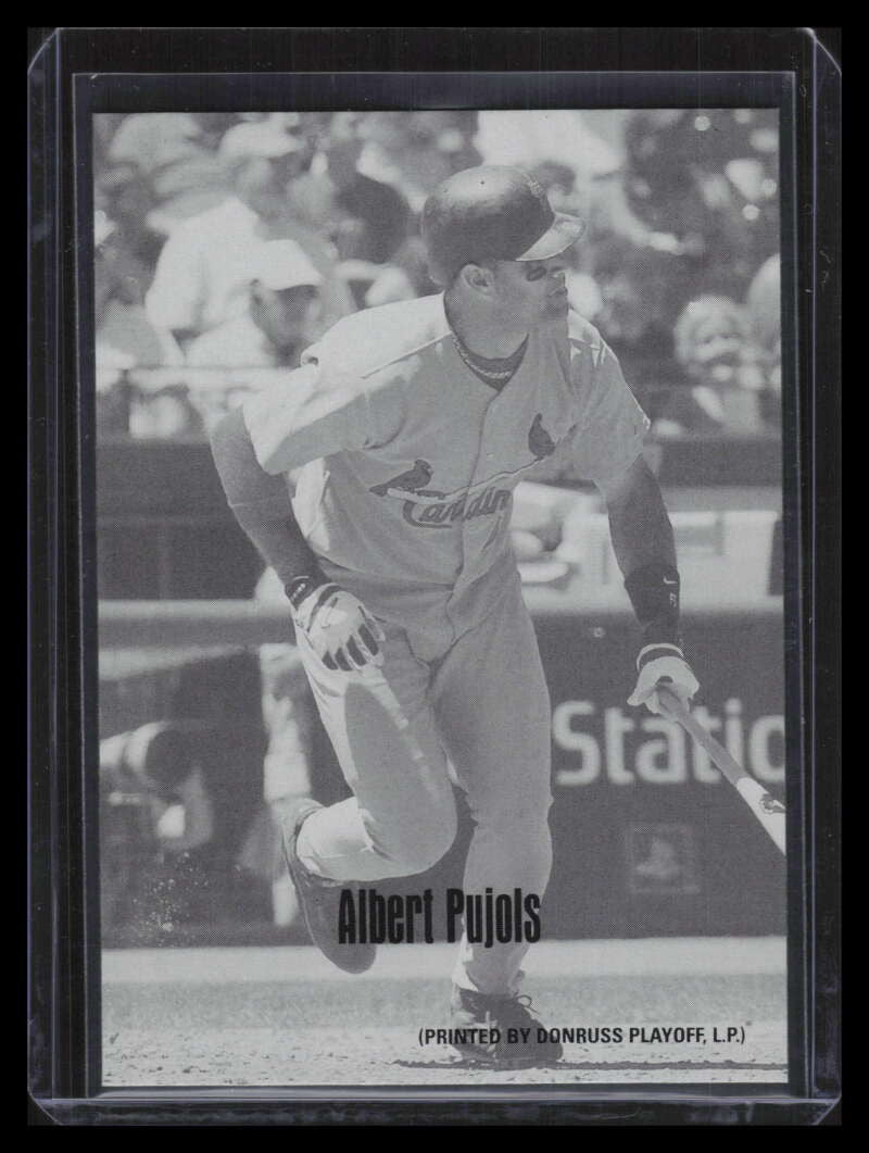 2004 Leaf Exhibits 1947-66 Printed by Donruss-Playoff Print 2 Albert Pujols 4/66