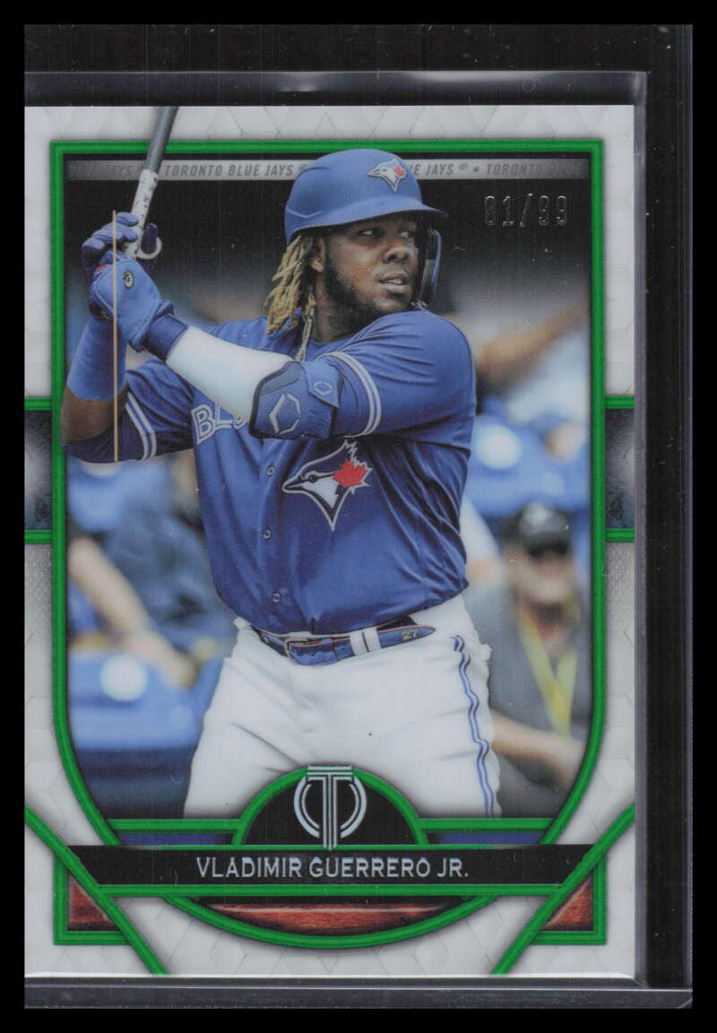 2021 Topps Tribute Green 71 Vladimir Guerrero Jr. 81/99