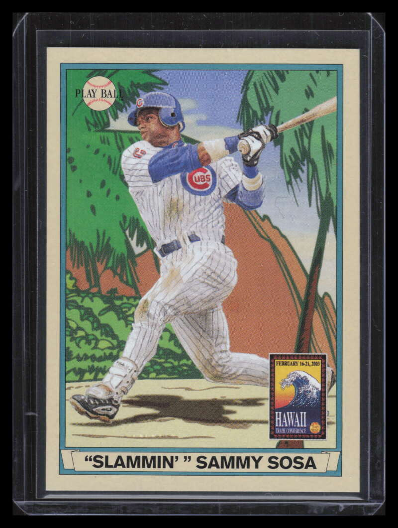 2003 Upper Deck Play Ball Hawaii Trade Conference ky1 Sammy Sosa Kit Young