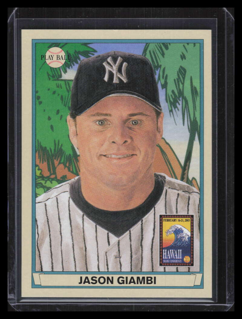 2003 Upper Deck Play Ball Hawaii Trade Conference ky5 Jason Giambi Kit Young